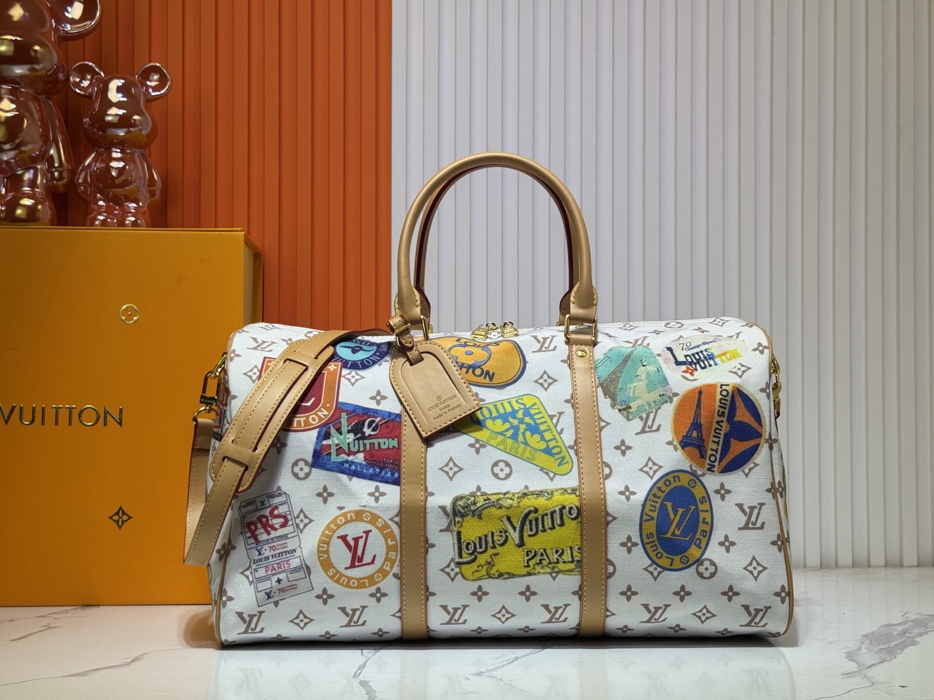 2色本当に後払いルイヴィトンコピー代引きキーポルBandouliere 45 Monogram Dune LVスーパーコピーバッグN品国内発送対応人気サイト